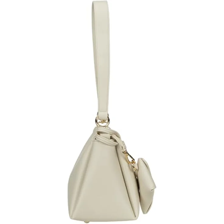 Seidenfelt Meloy Shoulder Bag, Schultertasche in Soft Cream mit abnehmbarem Schulterriemen und Utensilientasche – Bild 3