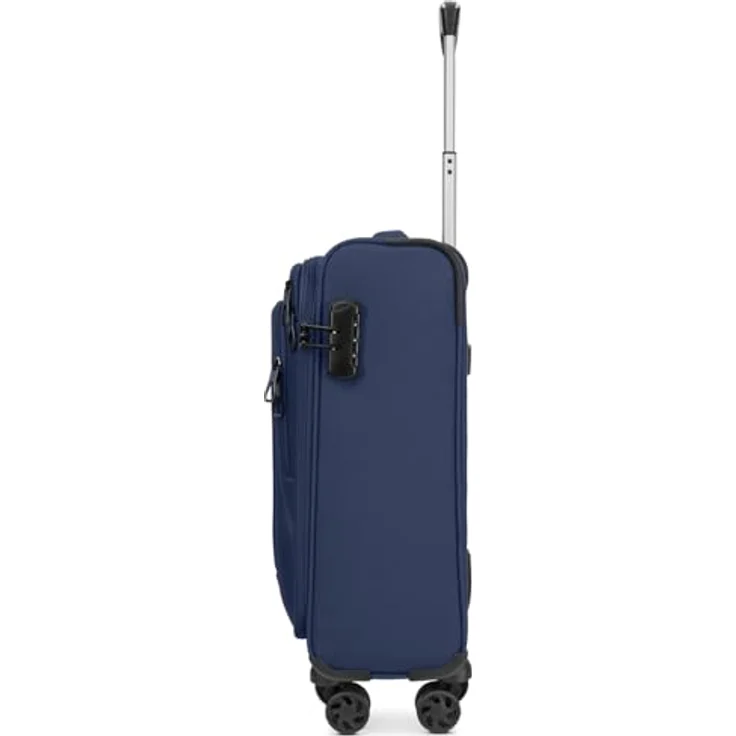 Franky Melbourne 3.0 Handgepäck Koffer | Weichgepäck Trolley mit 4 Rollen, arretierbarer Griff, Hemdenfach, Adressschild, Packriemen und Zahlenschloss | 40 cm x 20 cm x 55 cm – Bild 3