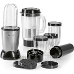 GOURMETmaxx Standmixer GOURMETmaxx Smoothie Maker & Standmixer 400W 18tlg. Set Mr. Magic, 400,00 W, Vielseitiger Smoothie Maker & Multitalent, in Schwarz