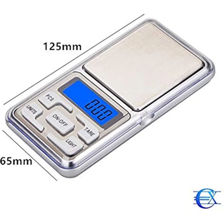 digitale Feinwaage | Küchenwaage kleines Formats | Backwaage mit Deckel | batteriebetriebene Miniwaage | Kochwaage mit verschiedenen Maßeinheiten | ≤200g ±0,01g | EUROXANTY Küchenzubehör – Bild 2