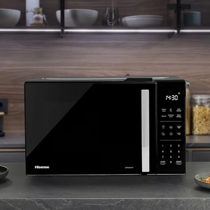 Hisense H23MOBS5HC, Mikrowelle mit Grill und Heißluft, 23 l, 900 W, Schwarz, Touch-Bedienung, 6 Automatikprogramme – Bild 16