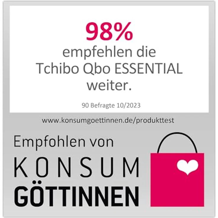 Tchibo Qbo ESSENTIAL Kapselmaschine, Dark Stone, 19 Bar Brühdrucktechnologie, Schwarz, energiesparend und kompakt – Bild 4