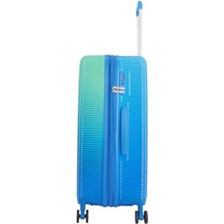 SAXOLINE Unisex Suitcase Twist, robuster Koffer aus ABS/PC mit TSA-Schloss und Doppelrollen, schwarz – Bild 3