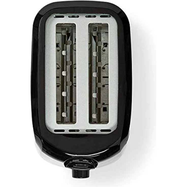 Nedis KABT150EBK 2-Scheiben-Toaster, 700W, 6 Bräunungsstufen, Krümelschublade, Kunststoff, schwarz – Bild 10