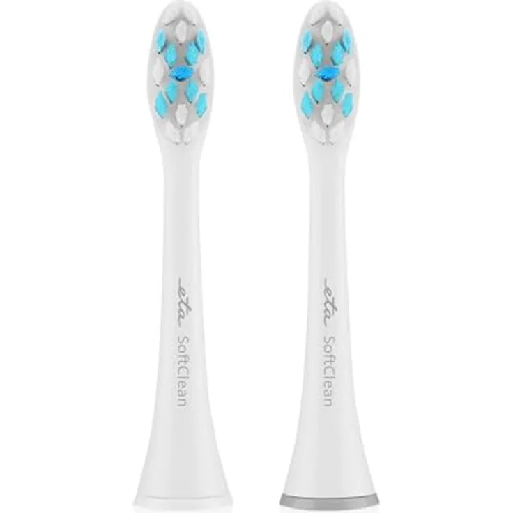 ETA SoftClean Ersatzbürste ETA070790300, weiche Härte, kompatibel mit ETA x70790000, 2 Stück
