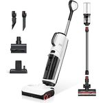 roborock Dyad Pro Combo 5-in-1 Nass Trockensauger Kabelloser 17000Pa Wischsauger kabellos mit Akku Staubsauger für Teppichreinigung, elektrische Minibürste und 2 Reinigungsköpfe, APP, Sprachsteuerung