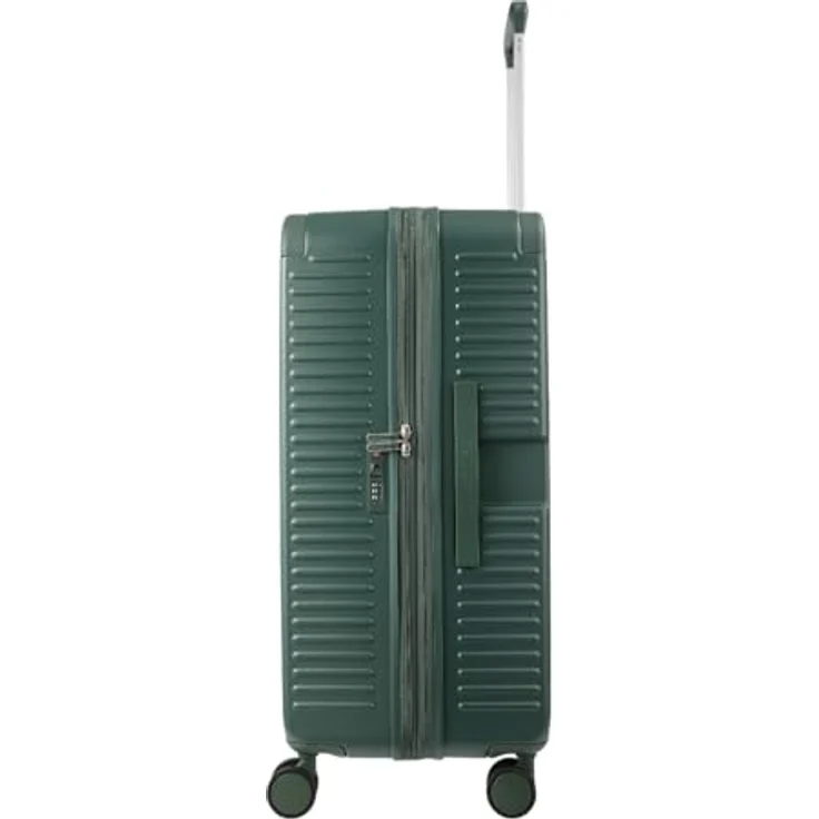 Hedgren Trolley Raku Yuno 30" / 75 cm Expandable Spinner, dunkelgrün, 106-114,5 Liter Volumen, TSA-Zahlenschloss, robustes Polycarbonat – Bild 3