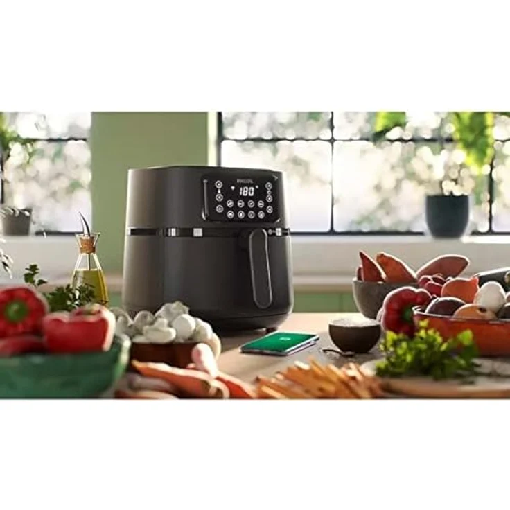 Philips HD9285/96 Airfryer XXL Fritteuse mit Fernverbindung, 7.2 L Kapazität (inkl. Zubehör) – Bild 2