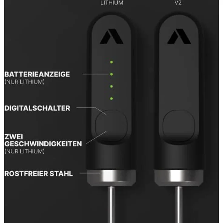 Subminimal NanoFoamer V2 Hand Milchschäumer | Mikrogeschäumte Milch für Premium Barista-Style Kaffeegetränke | AA Batteriebetriebener Milchaufschäumer für Cappuccino, Latte, Heiße Schokolade und mehr – Bild 5