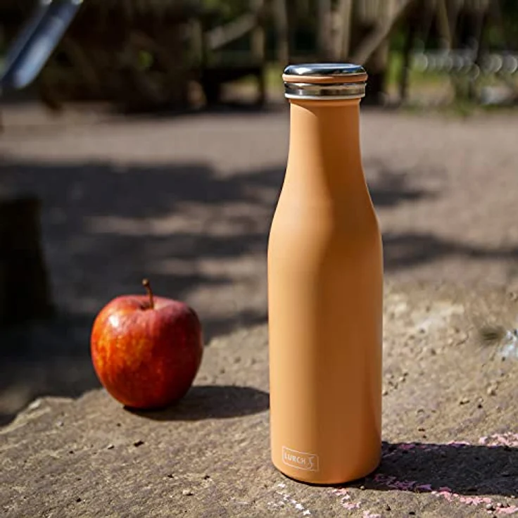 Lurch 240941 Thermo-Flasche für heiße und kalte Getränke aus Doppelwandigem Edelstahl, 0,5l, – Bild 3