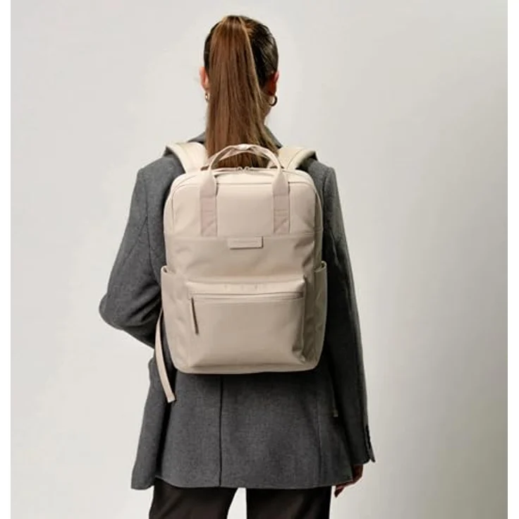 Kapten & Son Freizeitrucksack, 39x28x11,5 cm, mit Laptop- und Tabletfach, Anti-Diebstahlfach, schwarz – Bild 8
