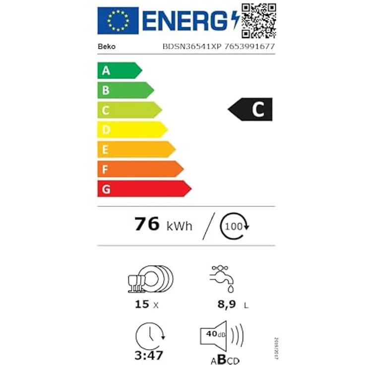 Beko B300 BDSN36541XP, Unterbau-Geschirrspüler mit SensorAdapt, flexibler Besteckschublade und PowerIntense, Edelstahl, höher – Bild 15
