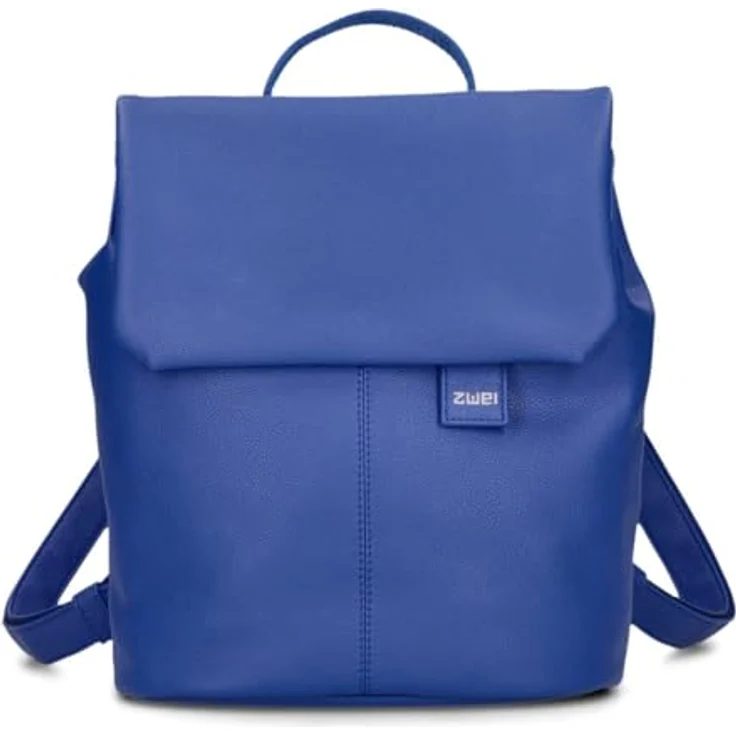 Zwei Mademoiselle.M City Rucksack, 29 cm, blau, aus 100% Polyurethan, 24 cm x 13 cm x 29 cm – Bild 2