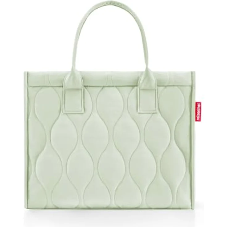 reisenthel daily shopper puffer iced matcha, moderner Shopper mit großem Hauptfach und 14 l Volumen, 2 gepolsterte Tragehenkel – Bild 2