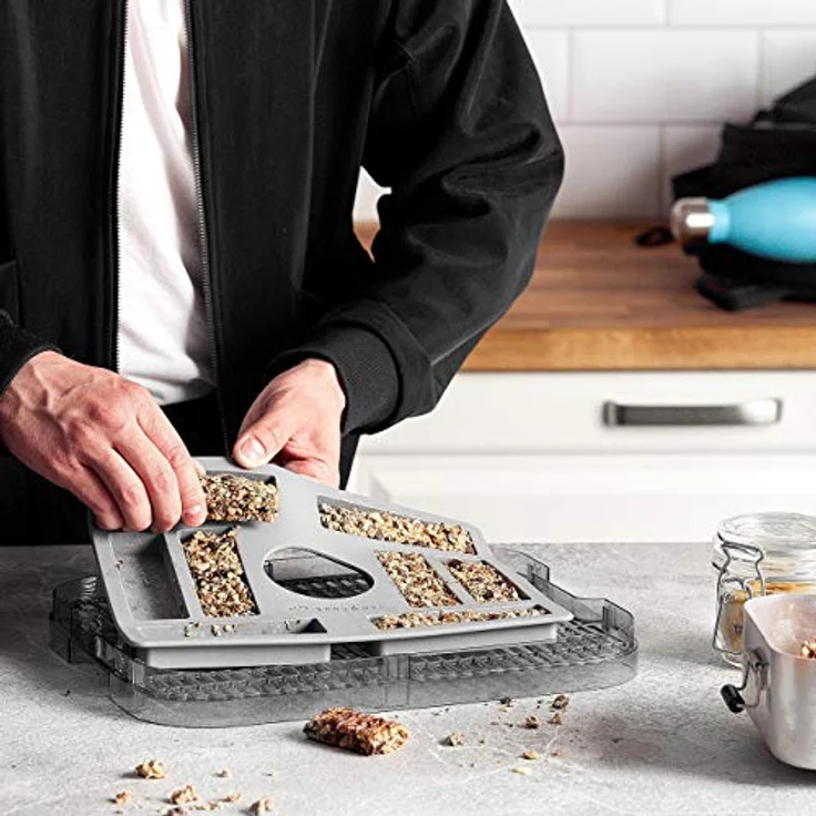 Springlane Dörrautomat Dora 400 W, Anthrazit inkl. 5 höhenverstellbare Dörrebenen & Rezeptheft – Bild 6