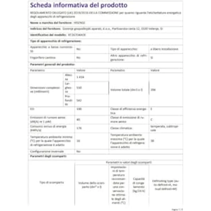 Hisense RT267D4ADE, Kühl- und Gefrierkombination, freistehend, 228 LT, Energieeffizienz E, silber – Bild 5