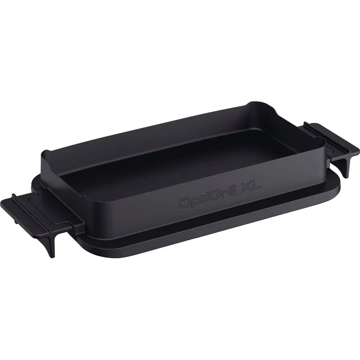 Tefal Backeinsatz XA7358 OptiGrill Backschale XL, Zubehör für OptiGrill 2in1 XL GC782D, antihaftbeschichtet, Alu-druckguss