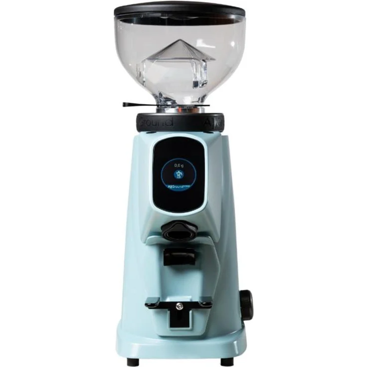 Fiorenzato AllGround Sense Kaffeemühle, DARK-T Titan Mahlwerk, Pastel Blau Matt, präzises Touchscreen-Display für individuelle Zubereitung