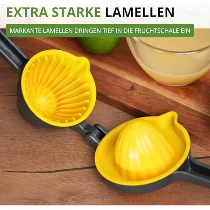 Westmark Zitronenpresse Limona Black Edition – Manuelle Zitruspresse für Zitronen, Limetten & kleine Orangen in Anthrazit mit ergonomischem Hebelmechanismus und stabiler Pressschale – Bild 3
