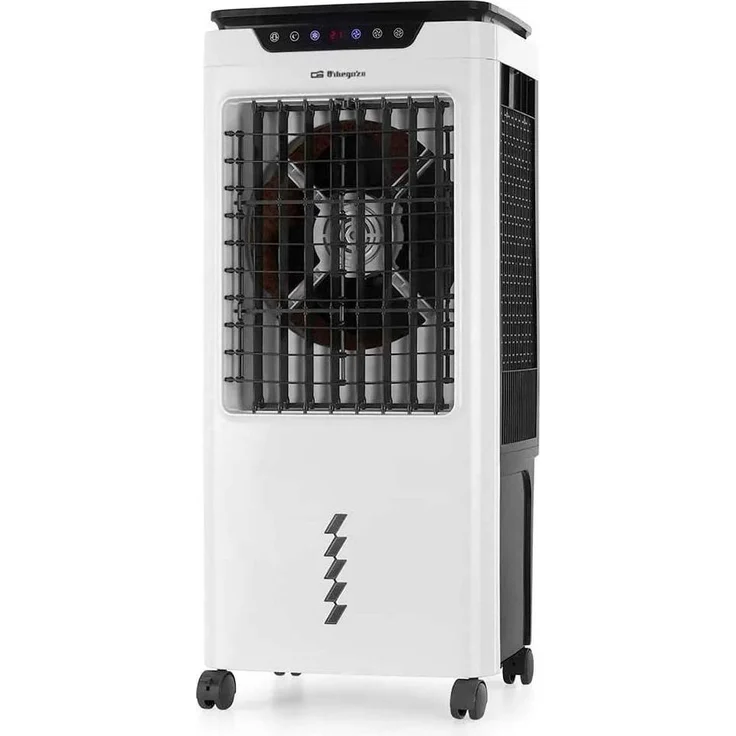 Orbegozo AIR 55, 3-in-1 Klimaanlage mit Luftreinigung, Befeuchtung und Kühlung, 35l Wassertank, 150W, 12h Zeitschaltuhr, Touch Control, Fernbedienung, mobil