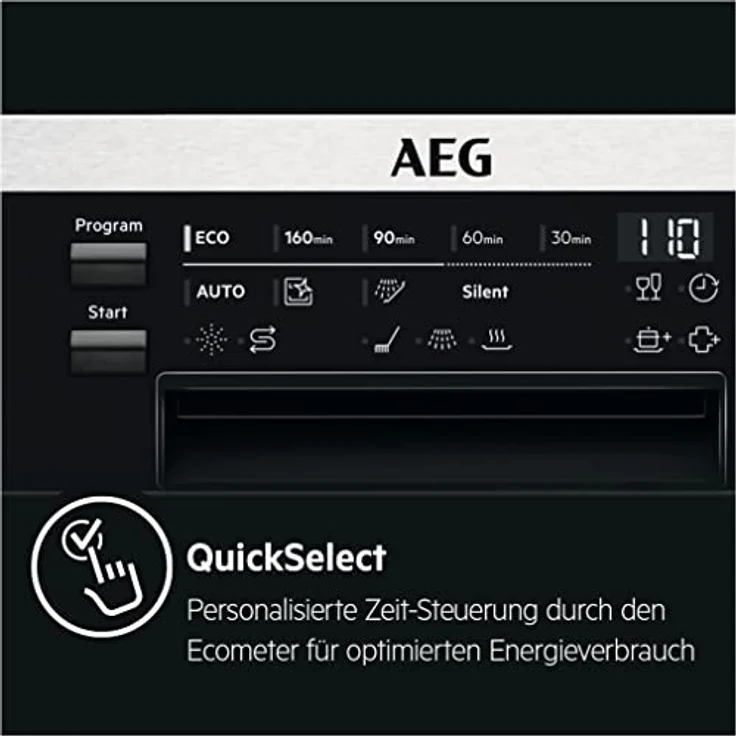AEG 7000 GlassCare Modell FEE7676APM 60 cm Einbau-Geschirrspüler / AirDry Trocknung / MaxiFlex Besteckschublade – Bild 5