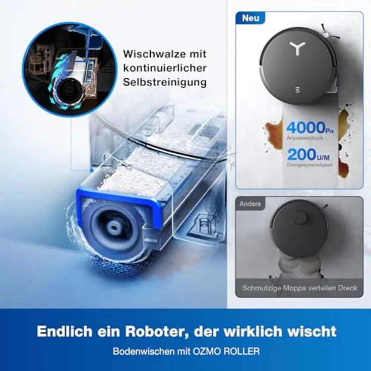 ECOVACS Wischroboter ECOVACS DEEBOT X8 OMNI (Black) – Bild 3