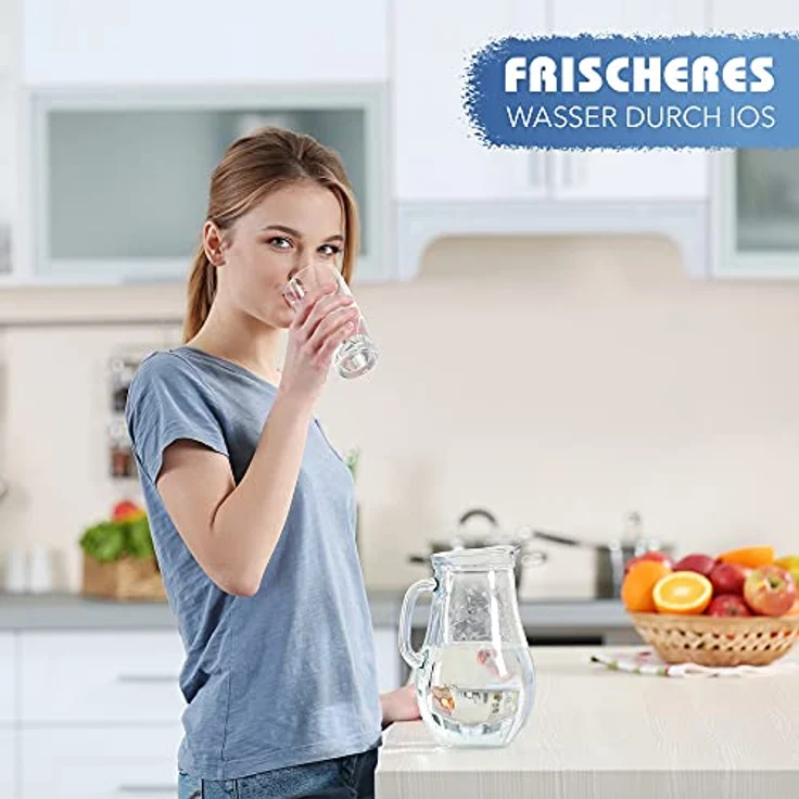 Aquintos Wasseraufbereitung Wasserbar Umkehrosmoseanlage zur Trinkwasseraufbereitung, kompaktes Design, 5-stufiges Filtersystem – Bild 4