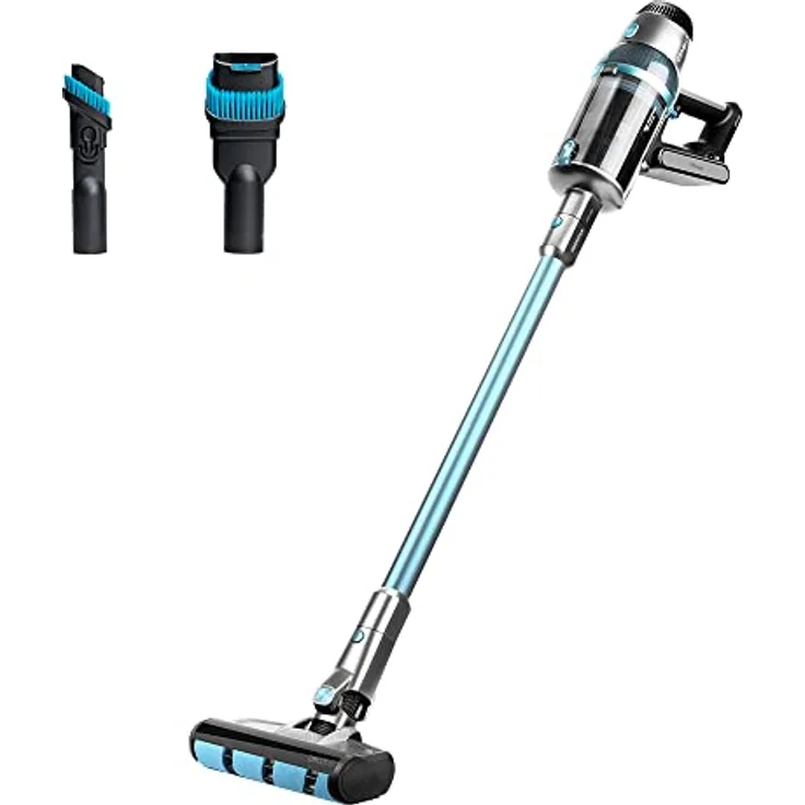 Cecotec Conga Rockstar 1600 Titanium Kabelloser 3-in-1-Staubsauger, 680 W Leistung und maximaler Saugkraft von 230 AW. 26 kPa. Laufzeit von 75 Minuten. Jaliscazo Bürste. inkl. 9 Zubehörteile.