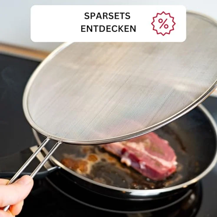 Westmark Spritzschutz, Durchmesser: 30 cm, Rostfreier Edelstahl, Picante, Silber, 12182270 – Bild 7