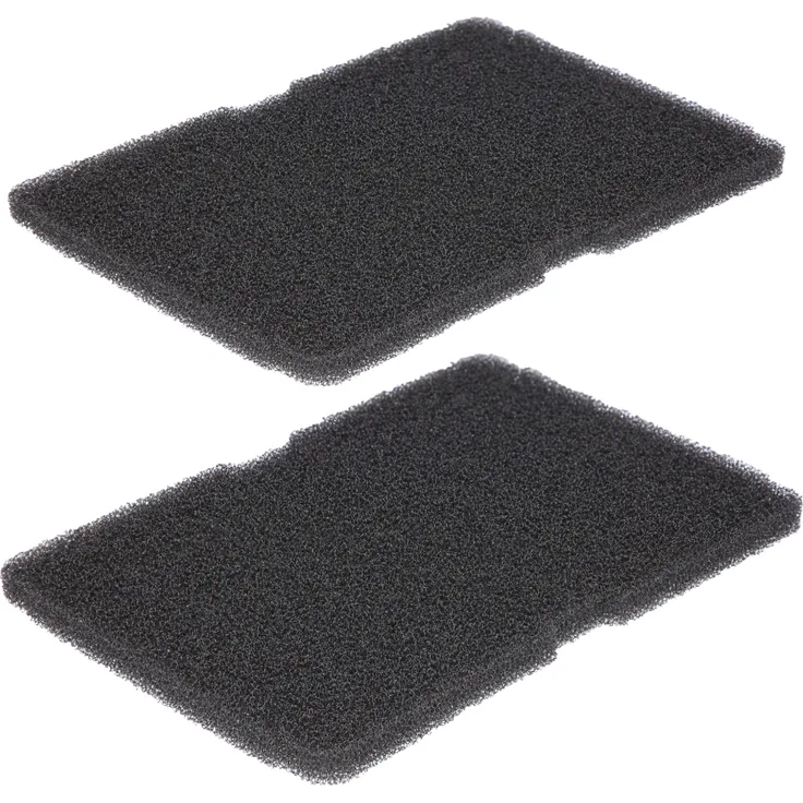 McFilter Ersatzfilter Schwammfilter für Wäschetrockner, 2 Stück, schwarz, kompatibel mit Beko 2964840100, DPU 7340, DPU 7404, Blomberg TKF7451, Grundig Edition 70