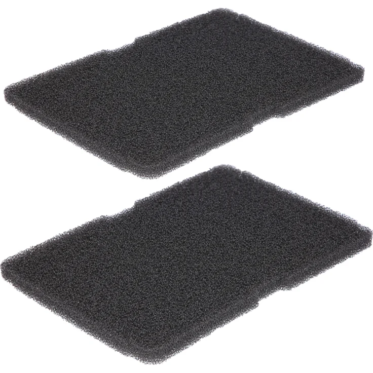 McFilter Ersatzfilter Schwammfilter für Wäschetrockner, 2 Stück, schwarz, kompatibel mit Beko 2964840100, DPU 7340, DPU 7404, Blomberg TKF7451, Grundig Edition 70