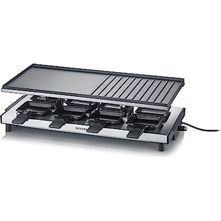 RG 2375 Raclette Grill mit antihaftbeschichteter Grillplatte – Bild 2