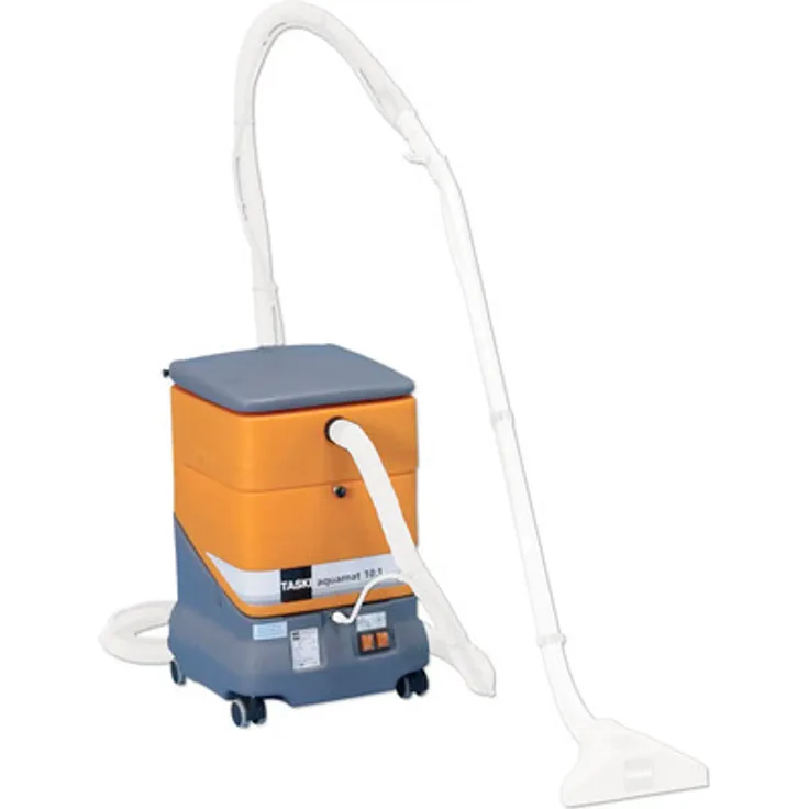 TASKI aquamat 10.1, Sprühextraktionsmaschine mit 10 l Tankvolumen, Schwarz/Orange, kompakt und ergonomisch