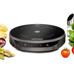 Rommelsbacher Einzelkochplatte CTA 1800/IN, Induktion, kompakt & platzsparend, 9 Leistungsstufen, POWER Switch, bedarfsgerechte Strombegrenzung