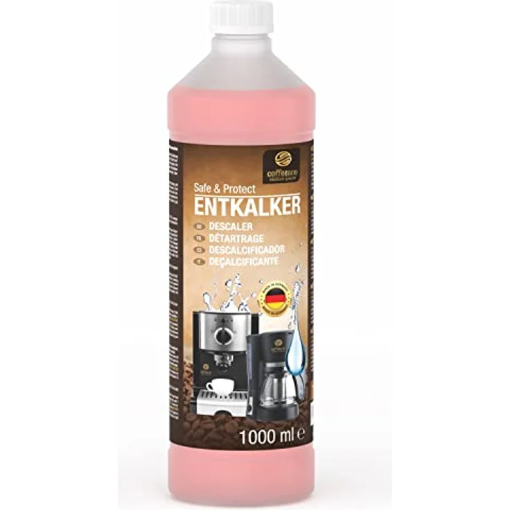 Coffeeano 1000ml Entkalker für Kaffeevollautomaten und Kaffeemaschinen, 8 Anwendungen, für Delonghi, Siemens, Jura, Krups, Made in Germany – Bild 1
