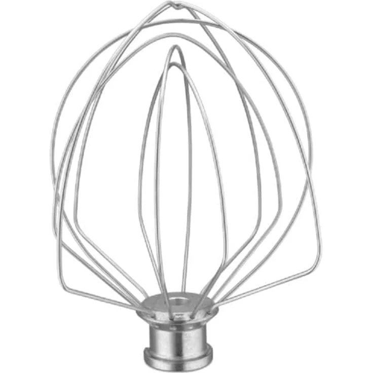 KitchenAid 5KSMBL6W SCHNEEBESEN MIT 6 DRÄHTEN FÜR GROSSE KÜCHENMASCHINEN, 18/10 Stahl – Bild 1