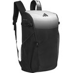 adidas Performance Sportrucksack BackPack Combat Sports, 20L/30L/43L, schwarz/weiß, mit Laptopfach und seitlicher Netztasche