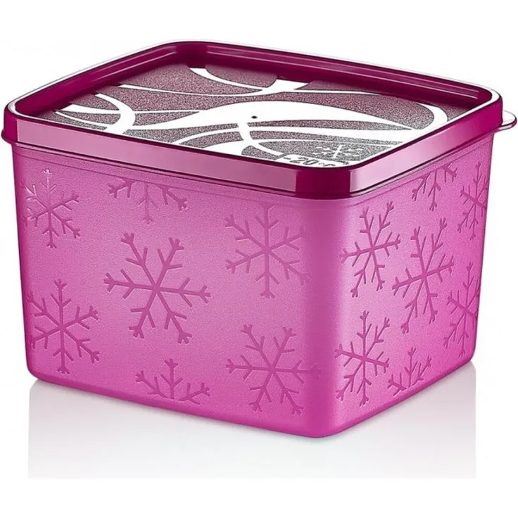 HOBBY LIFE Aufbewahrungsdose Alaska mit Schnell-Gefrier-Funktion, 1100 ml, pink, BPA-frei und spülmaschinengeeignet
