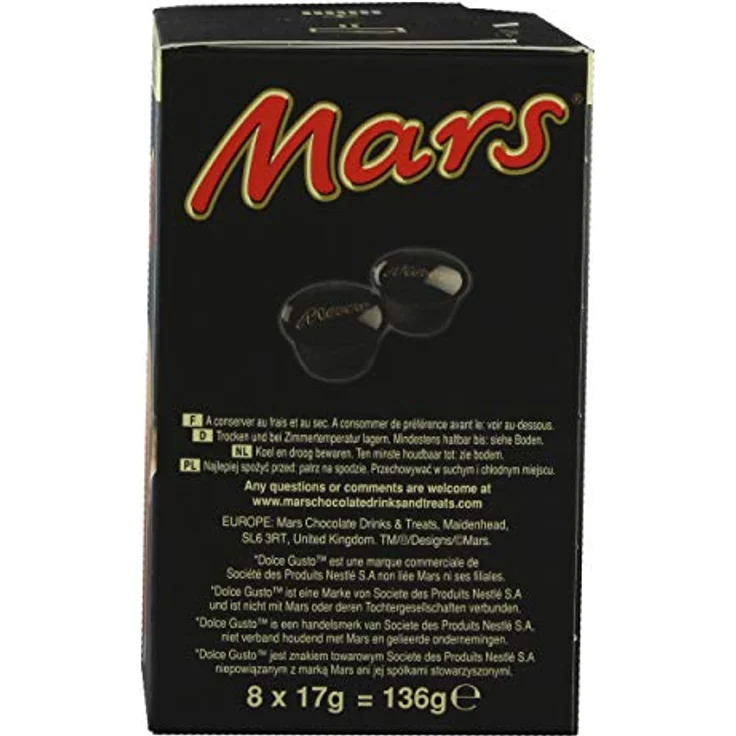 Mars Hot Chocolate Pods Dolce Gusto 136g, 8 Stück entspricht 8 Tassen – Bild 5