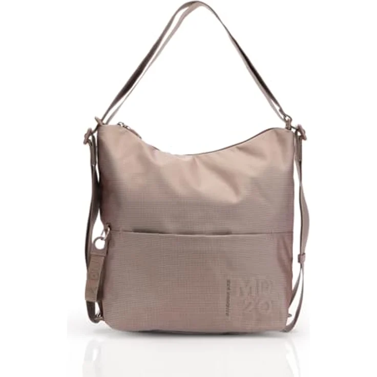 Mandarina Duck MD20 Schultertasche, 30 cm, grau, 100% Polyester, praktische Umhängetasche – Bild 1