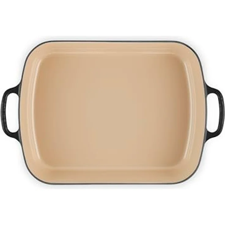 Le Creuset Signature Gusseisen-Bratreine, 33 cm, Rechteckig, Für alle Herdarten und Induktion geeignet, Volumen: 4,9 l, Schwarz – Bild 5