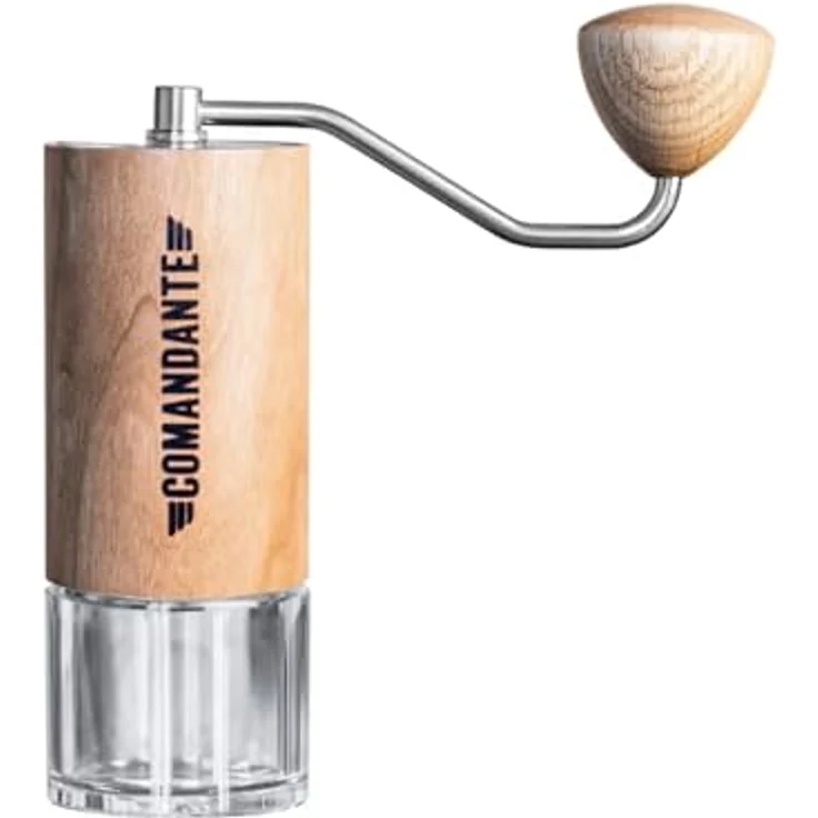 Comandante C40 MK4 Nitro Blade Liquid Amber / Edelstahl Hand-Kaffeemühle, konisches Edelstahlmahlwerk manuelle Kaffeemühle – Bild 3