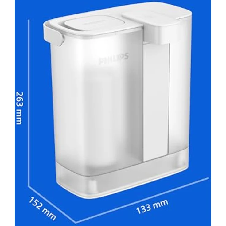 Philips AWP2980WH3, automatischer Wasserfilter für die Arbeitsplatte, 3-stufiger Sofortfilter mit hoher Durchflussgeschwindigkeit, weiß, 3 Kartuschen im Lieferumfang enthalten – Bild 8