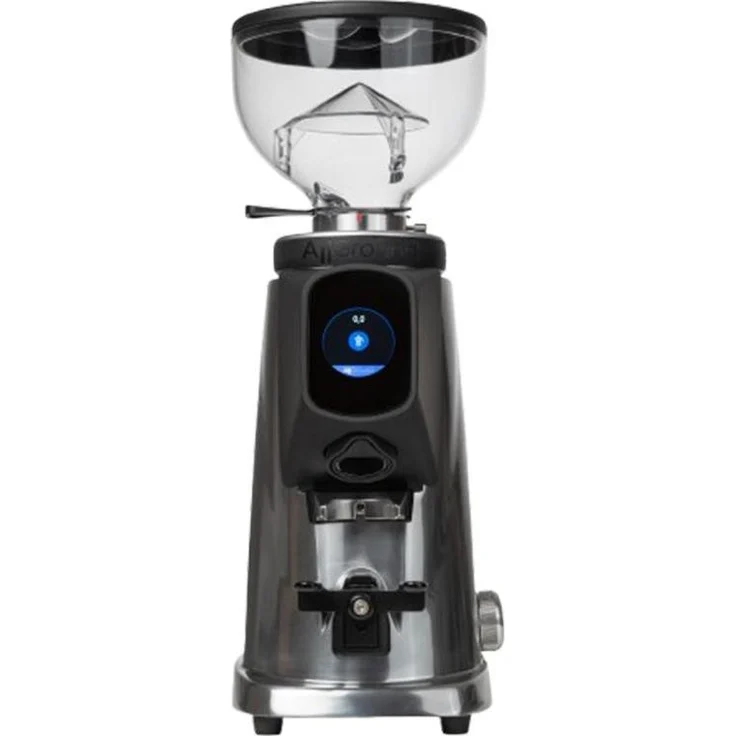 Fiorenzato AllGround Kaffeemühle, 64 mm Titanmühle mit vollgrafischem Display, stufenloser Mahlgradeinstellung, Schwarz
