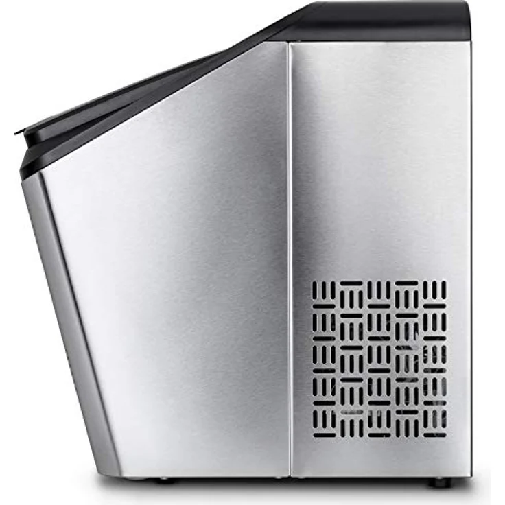 H.Koenig Eiswürfelmaschine KBP40 Edelstahl, 145W, edelstahl, schwarz – Bild 2