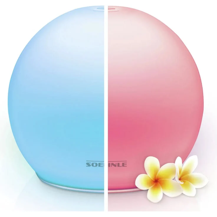 Soehnle 68051 Venezia mit Ultraschallvernebelungstechnik, Zerstäuber für eine Beduftung mit Wasser und Duftöl, Diffuser mit Farbwechsel – Bild 2