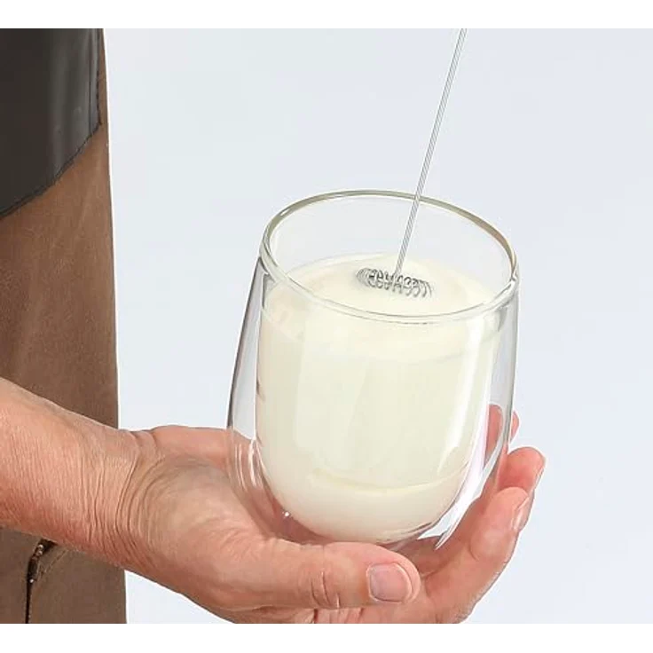 CILIO Milchaufschäumer AMICO, Elektrischer Milchschäumer mit USB-Ladekabel, Hochwertiger Kunststoff, inklusive Rezepte für perfekten Milchschaum – Bild 4