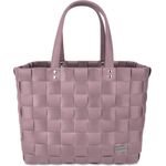 normani Einkaufskorb, Flechtkorb mit PU-Henkeln, 20 l, pflegeleichtes Material, mehrfarbig