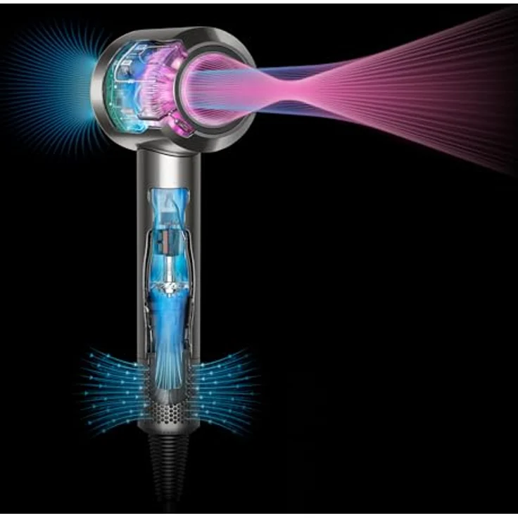 DYSON Supersonic™ Haartrockner, 1600 Watt, intelligente Temperaturregulierung, Nachtblau/Kupfer – Bild 4