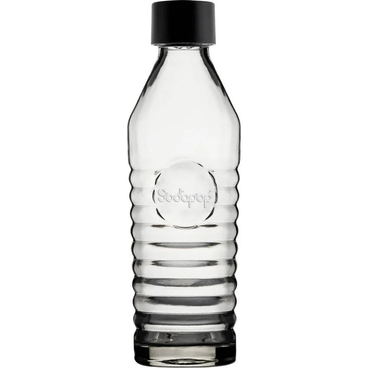 Sodapop Wassersprudler Glaskaraffe, passend für Sodapop Harold, 850 ml Fassungsvermögen